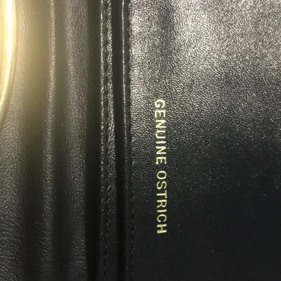 Genuine Ostrich Wallet